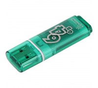 ФЛЭШ-КАРТА SMART BUY  64GB GLOSSY SERIES ЗЕЛЕНЫЙ ГЛЯНЕЦ USB