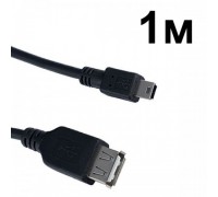 PERFEO КАБЕЛЬ USB 2.0 A(F) - mini USB 5P(M) 1.0м #U4203