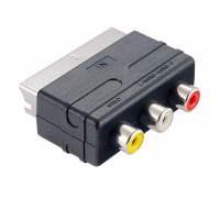PERFEO АДАПТЕР SCART(21p) вилка-3xRCAрозетка (A7007)