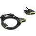 5bites APC-080-020 КАБЕЛЬ HDMI(M)-DVI(M) (24+1) 2м