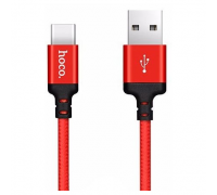 HOCO КАБЕЛЬ USB-microUSB X14 ЧЕРНЫЙ/КРАСНЫЙ 2.0м TIMES SPEED