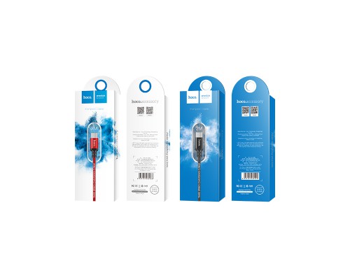 HOCO КАБЕЛЬ USB-TYPE-C X14 ЧЕРНЫЙ 2.0м ТКАНЕВАЯ ОПЛЕТКА